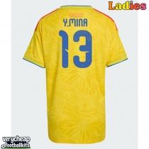 Colombia Yerry Mina #13 Replica Home Shirt Ladies World Cup 2026 Short Sleeve